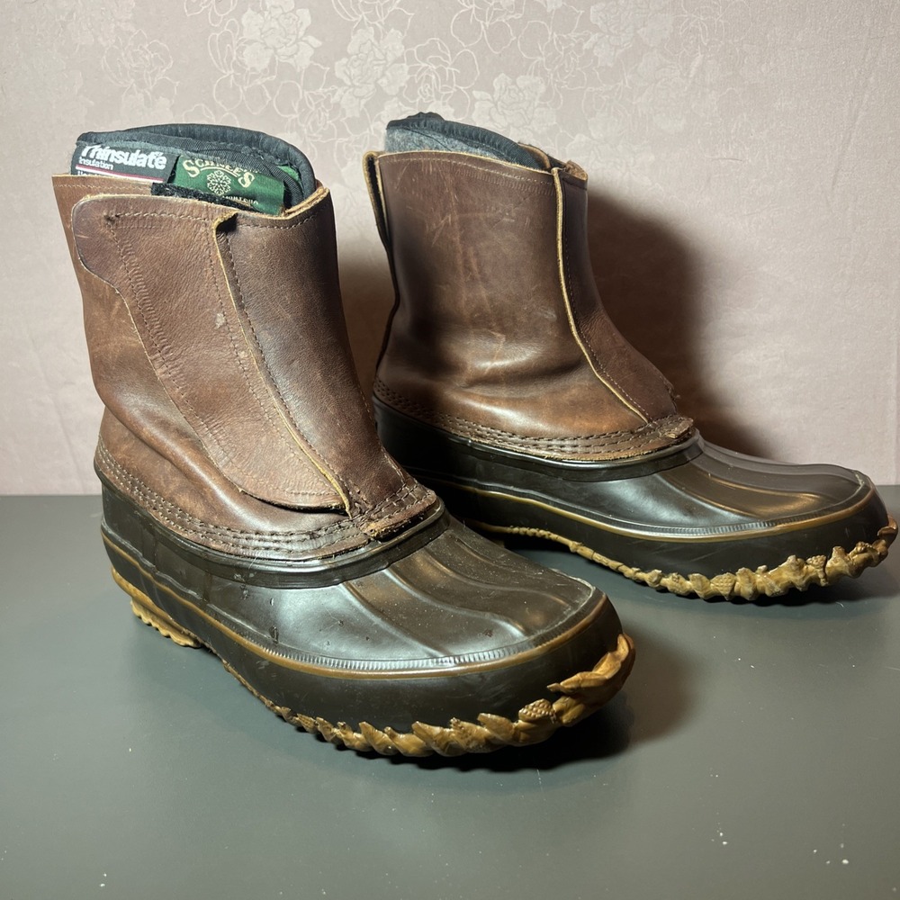 Schnee's Montana‎ II TT Wool Insulated Rubber Soled Duck PAC Boots Men's Size 5